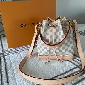 Louis Vuitton Noe BB azur w/extra straps (Etsy)